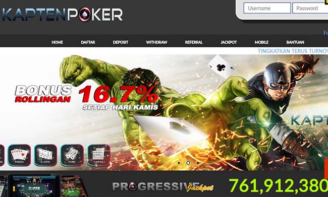 tampilan kaptenpoker